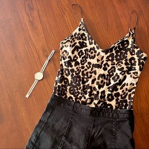 Women’s Leopard Print Bodysuit